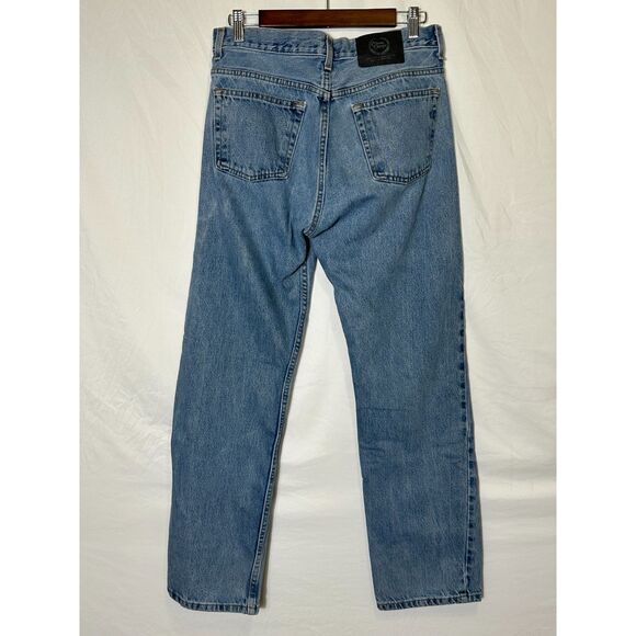 Faded Glory Men's Classic Denim Straight Leg Blue Jeans Size 30X31 - Picture 3 of 3